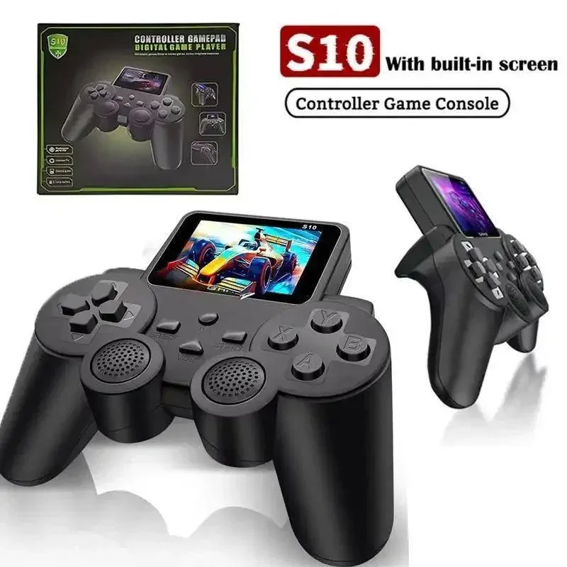 Retrocontroller met scherm 520 games S10